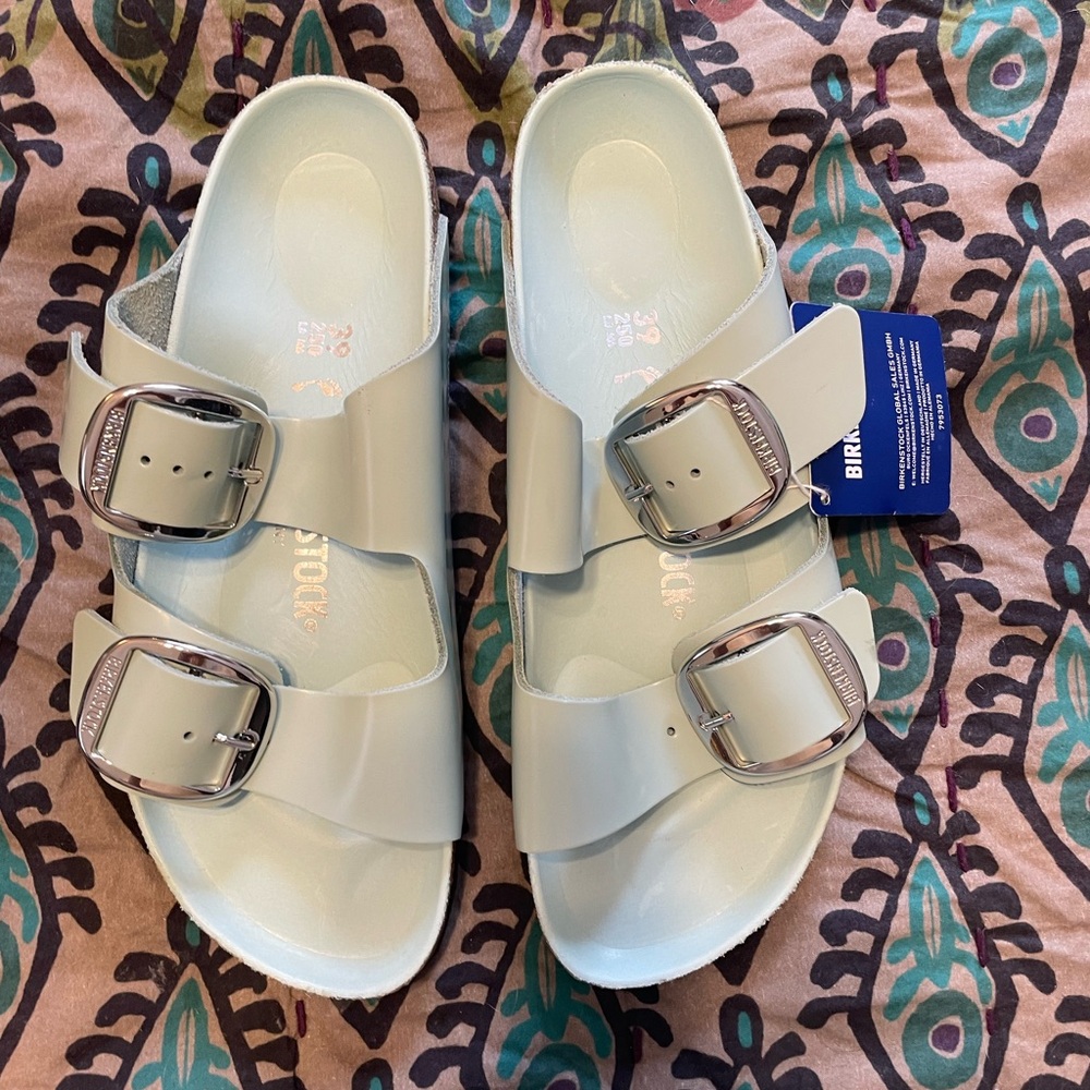 Women’s Birkenstock Sandals - Light Blue / sea foam NWT size 39